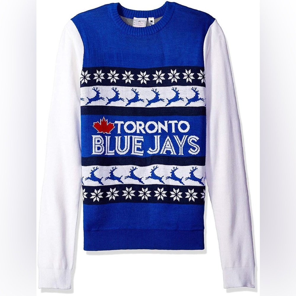 Toronto Blue Jays Ugly Christmas Sweater NWT M